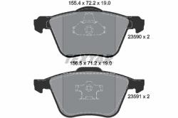 TEXTAR set placute frana, frana disc TEXTAR Q+ 2359001 (2359001)