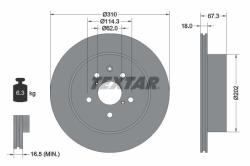 TEXTAR Disc frana TEXTAR PRO 92148003 (92148003)