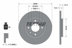 TEXTAR Disc frana TEXTAR PRO 92089103 (92089103)