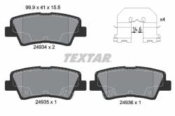 TEXTAR set placute frana, frana disc TEXTAR Q+ 2493401 (2493401)