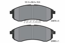 TEXTAR set placute frana, frana disc TEXTAR 2387902 (2387902)