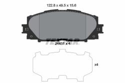 TEXTAR set placute frana, frana disc TEXTAR 2445101 - automobilus