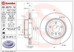 BREMBO Disc frana BREMBO PRIME LINE - UV Coated 09.9573. 11 (09.9573.11)