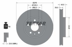 TEXTAR Disc frana TEXTAR PRO 92198903 (92198903)