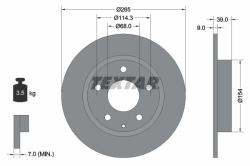 TEXTAR Disc frana TEXTAR 92267703 - automobilus