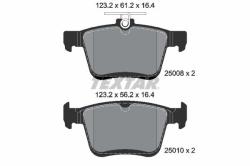 TEXTAR set placute frana, frana disc TEXTAR Q+ 2500801 (2500801)