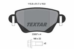 TEXTAR set placute frana, frana disc TEXTAR Q+ 2355702 (2355702)