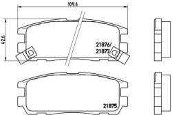 BREMBO set placute frana, frana disc BREMBO P 59 021 - automobilus