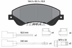 TEXTAR set placute frana, frana disc TEXTAR Q+ 2448501 (2448501)