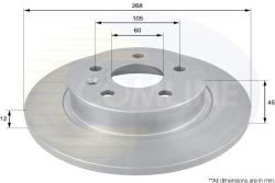 COMLINE Disc frana COMLINE ADC1152 - automobilus