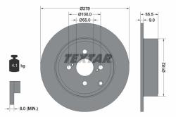 TEXTAR Disc frana TEXTAR PRO 92126303 (92126303)