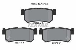 TEXTAR set placute frana, frana disc TEXTAR 2367301 (2367301)