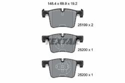 TEXTAR set placute frana, frana disc TEXTAR 2519901 - automobilus