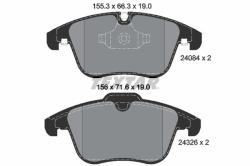 TEXTAR set placute frana, frana disc TEXTAR Q+ 2408401 (2408401)