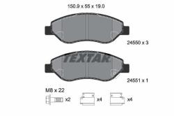 TEXTAR set placute frana, frana disc TEXTAR Q+ 2455001 (2455001)