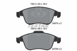 TEXTAR set placute frana, frana disc TEXTAR Q+ 2487001 (2487001)