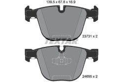 TEXTAR set placute frana, frana disc TEXTAR Q+ 2373101 (2373101)