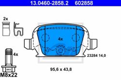 ATE set placute frana, frana disc ATE 13.0460-2858.2 (13.0460-2858.2)