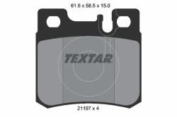 TEXTAR set placute frana, frana disc TEXTAR Q+ 2119701 (2119701)