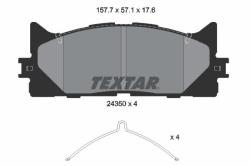 TEXTAR set placute frana, frana disc TEXTAR 2435001 (2435001)
