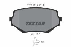 TEXTAR set placute frana, frana disc TEXTAR 2331401 (2331401)
