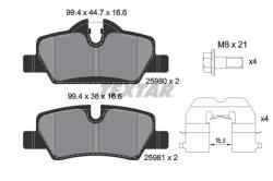 TEXTAR set placute frana, frana disc TEXTAR Q+ 2598001 (2598001)