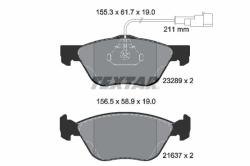 TEXTAR set placute frana, frana disc TEXTAR Q+ 2328902 (2328902)