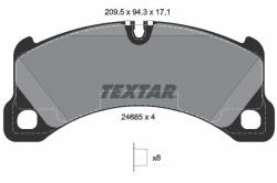 TEXTAR set placute frana, frana disc TEXTAR 2468501 (2468501)