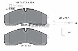 TEXTAR set placute frana, frana disc TEXTAR 2932701 (2932701)