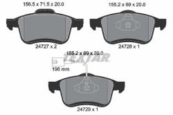 TEXTAR set placute frana, frana disc TEXTAR Q+ 2472701 (2472701)