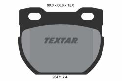 TEXTAR set placute frana, frana disc TEXTAR Q+ 2347101 (2347101)