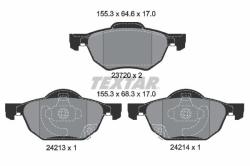 TEXTAR set placute frana, frana disc TEXTAR Q+ 2372001 (2372001)