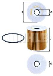 KNECHT Filtru ulei KNECHT OX 149D (OX 149D) - automobilus