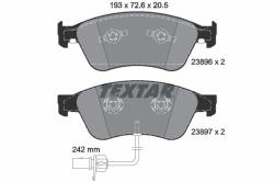 TEXTAR set placute frana, frana disc TEXTAR 2389601 (2389601)