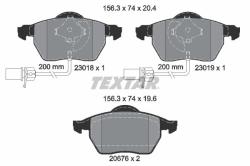 TEXTAR set placute frana, frana disc TEXTAR Q+ 2301802 (2301802)