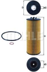 KNECHT Filtru ulei KNECHT OX 164D (OX 164D) - automobilus