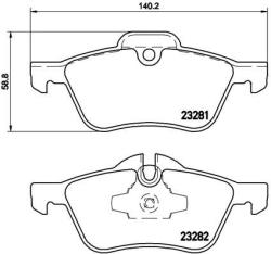 BREMBO set placute frana, frana disc BREMBO PRIME LINE P 06 030 (P 06 030)
