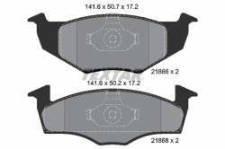 TEXTAR set placute frana, frana disc TEXTAR Q+ 2186602 (2186602)