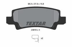 TEXTAR set placute frana, frana disc TEXTAR 2381601 (2381601)