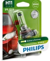 Philips Bec incandescent PHILIPS Extra Lifetime H11 12V 123LE62LCOB1