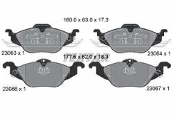 TEXTAR set placute frana, frana disc TEXTAR Q+ 2306302 (2306302)