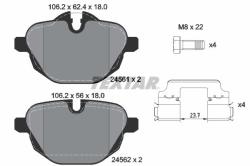 TEXTAR set placute frana, frana disc TEXTAR 2456101 (2456101)