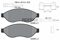 TEXTAR set placute frana, frana disc TEXTAR Q+ 2446902 (2446902)