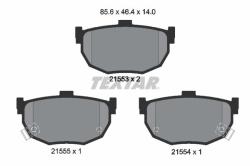 TEXTAR set placute frana, frana disc TEXTAR 2155301 (2155301)
