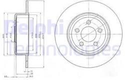 DELPHI Disc frana DELPHI BG4074 (BG4074)