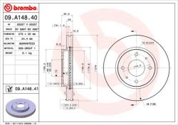 BREMBO Disc frana BREMBO PRIME LINE - UV Coated 09. A148.41 (09.A148.41)