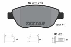 TEXTAR set placute frana, frana disc TEXTAR Q+ 2370803 (2370803)