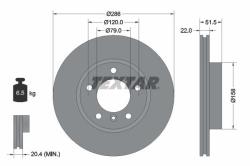 TEXTAR Disc frana TEXTAR PRO+ 92055605 (92055605)