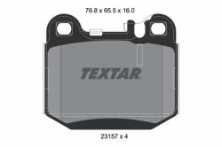 TEXTAR set placute frana, frana disc TEXTAR Q+ 2315702 (2315702)