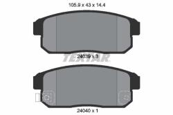 TEXTAR set placute frana, frana disc TEXTAR 2403901 (2403901)